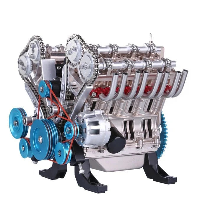 Teching V8 Metal Model Engine Assembly Kit - Hobbytech Toys