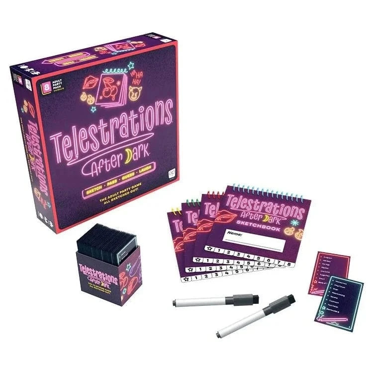 Telestrations After Dark (17+ Year) 8 Player New Edition