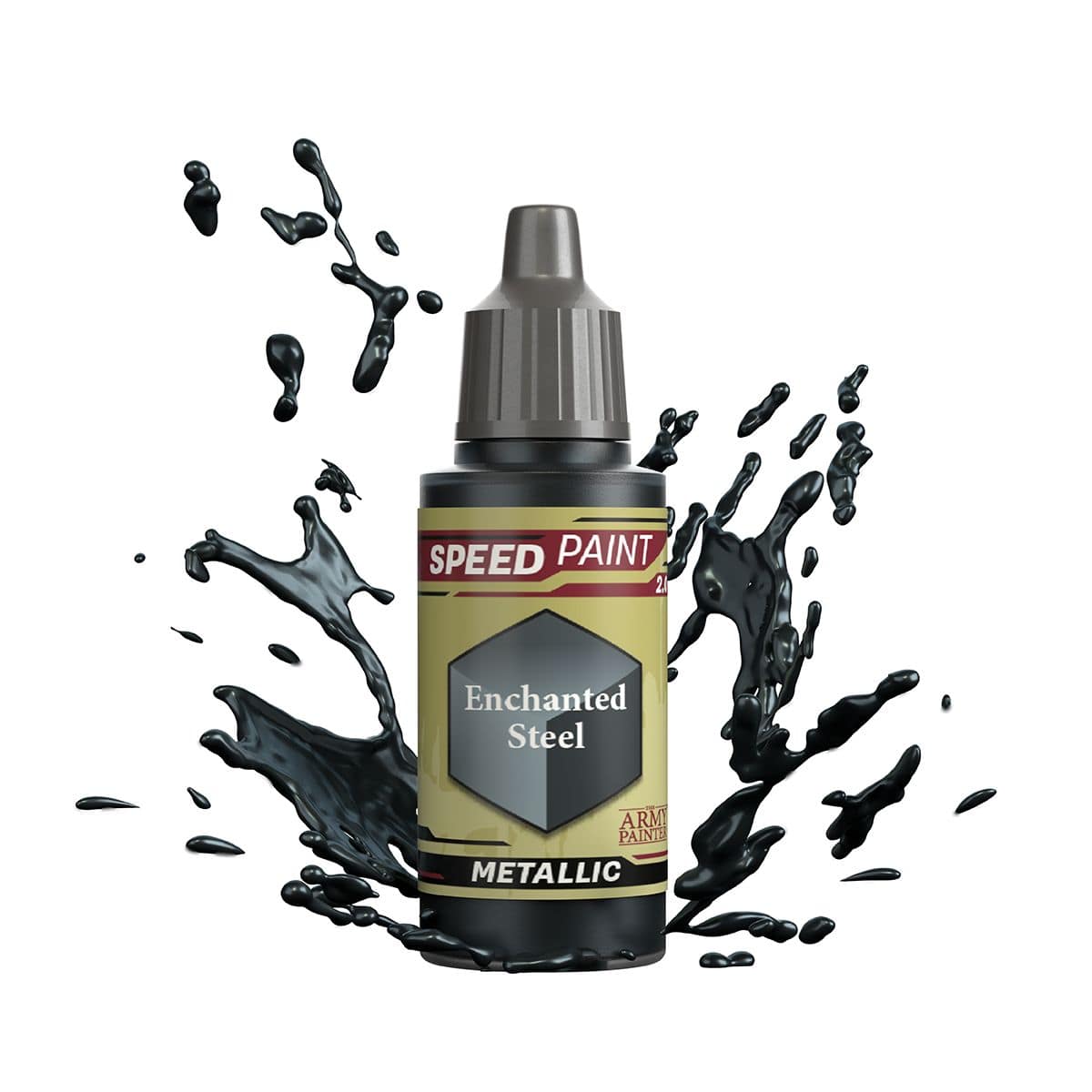 The Army Painter Speedpaint: Enchanted Steel - 18ml Acrylic Paint - Hobbytech Toys