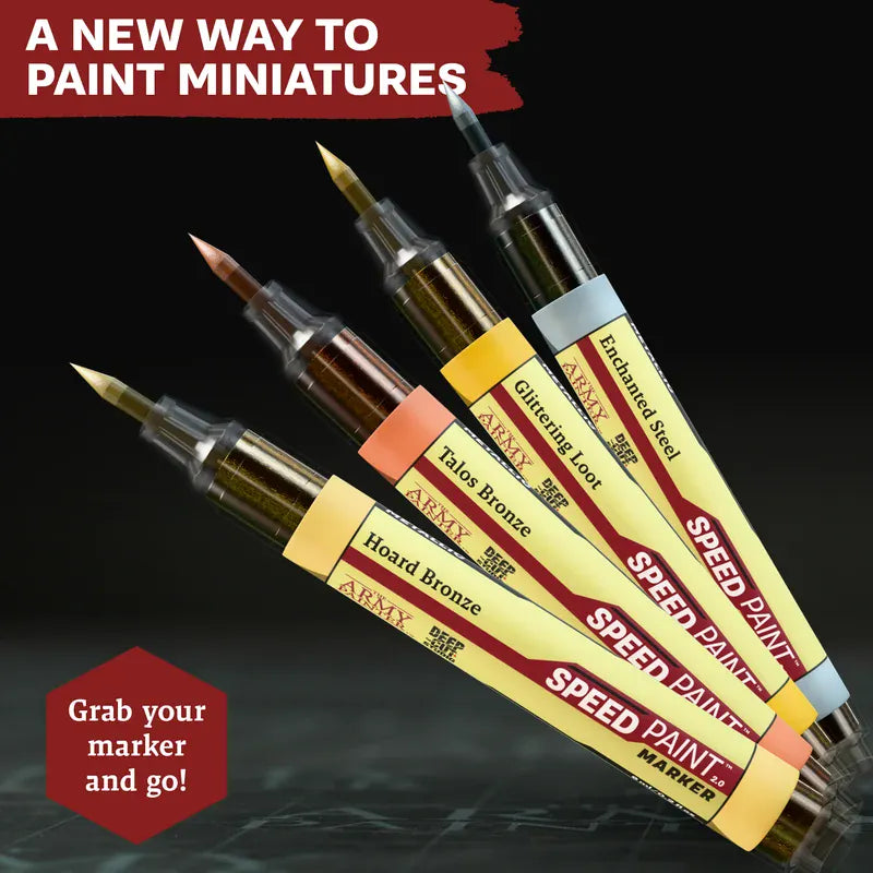 The Army Painter Speedpaint Marker - Metallics Set (10 Colours)