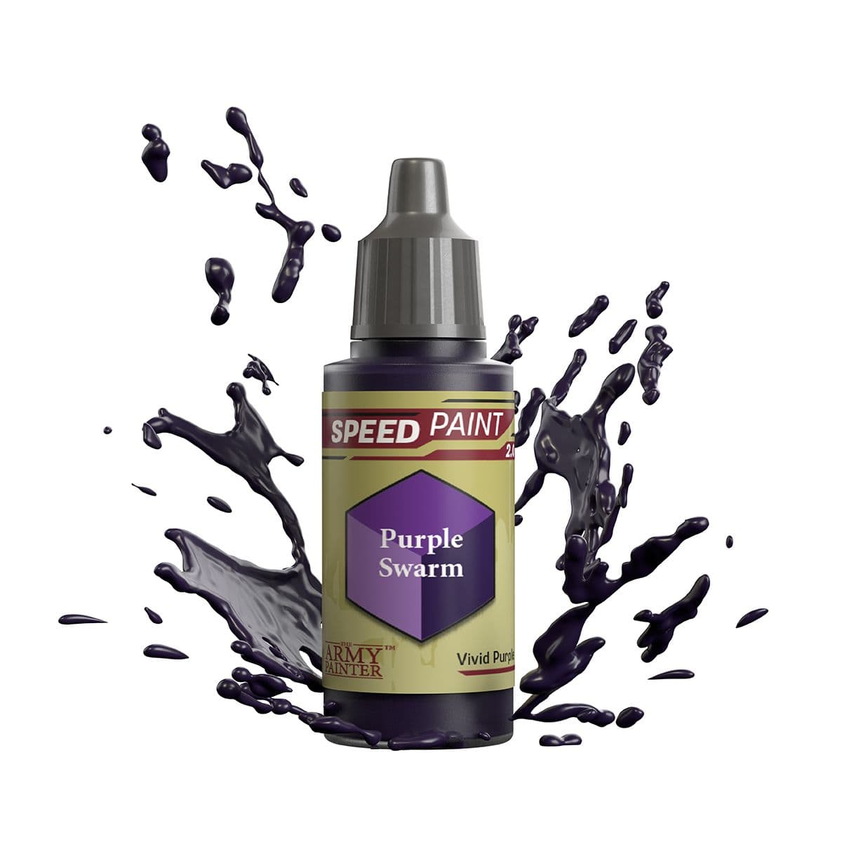 The Army Painter Speedpaint: Purple Swarm - 18ml Acrylic Paint - Hobbytech Toys