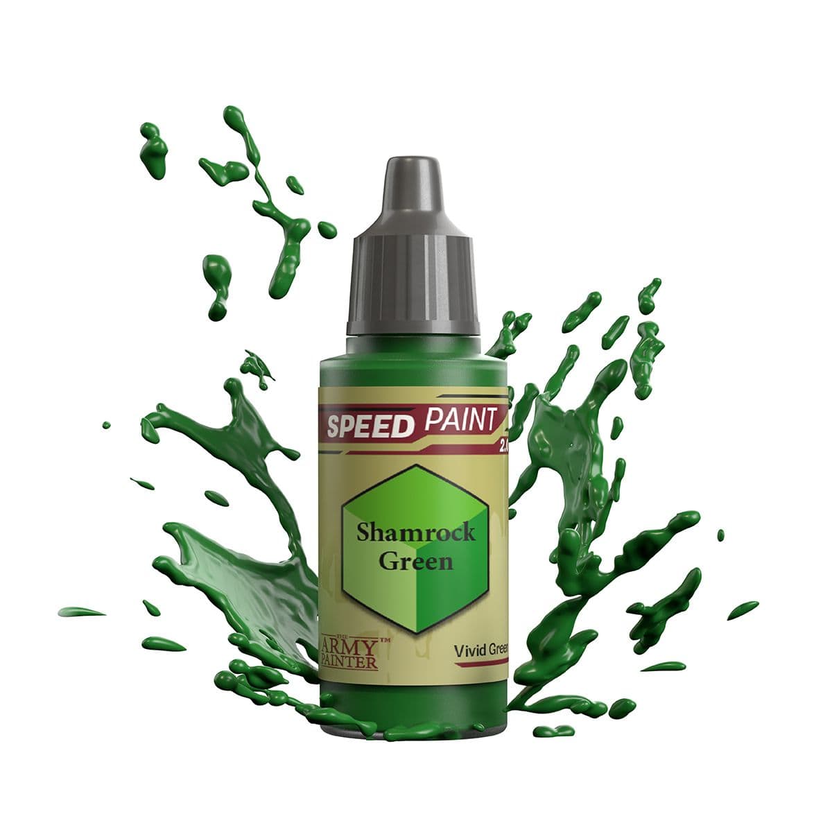 The Army Painter Speedpaint: Shamrock Green - 18ml Acrylic Paint - Hobbytech Toys