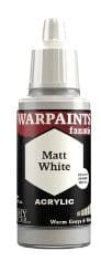 The Army Painter Warpaints Fanatic: Matt White - 18ml Acrylic Paint - Hobbytech Toys
