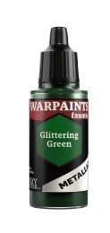 The Army Painter Warpaints Fanatic Metallic: Glittering Green - 18ml Acrylic Paint - Hobbytech Toys