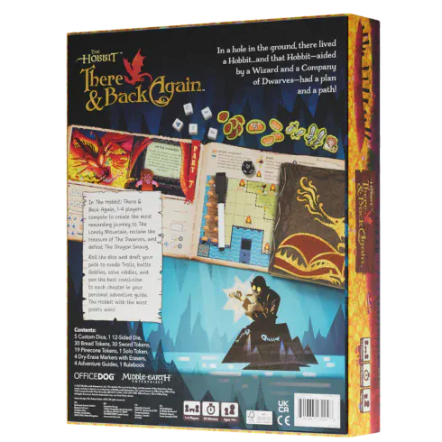 The Hobbit There and Back Again Dice Game