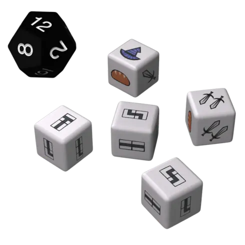 The Hobbit There and Back Again Dice Game