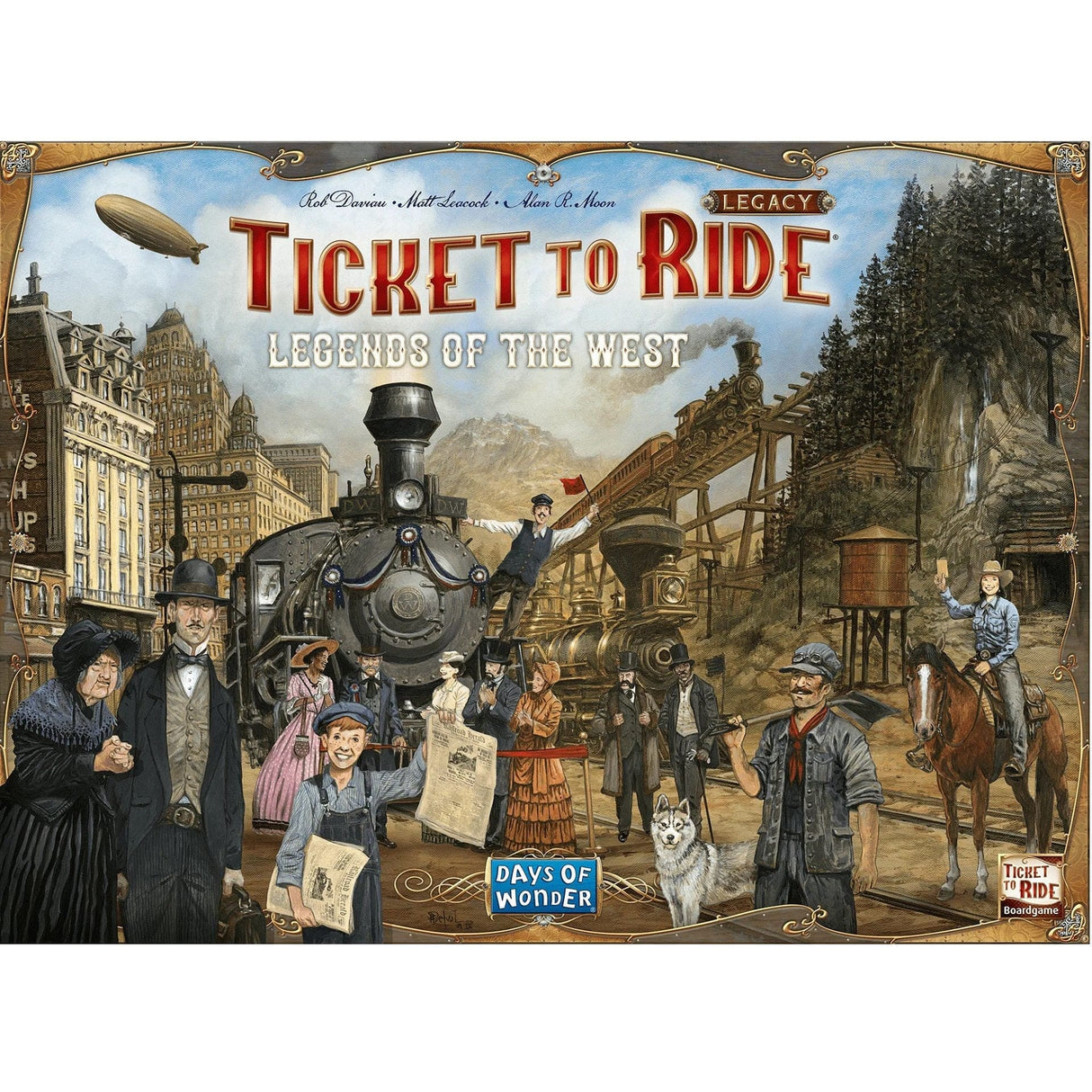 Ticket to Ride Legacy - Legends of the West - Hobbytech Toys