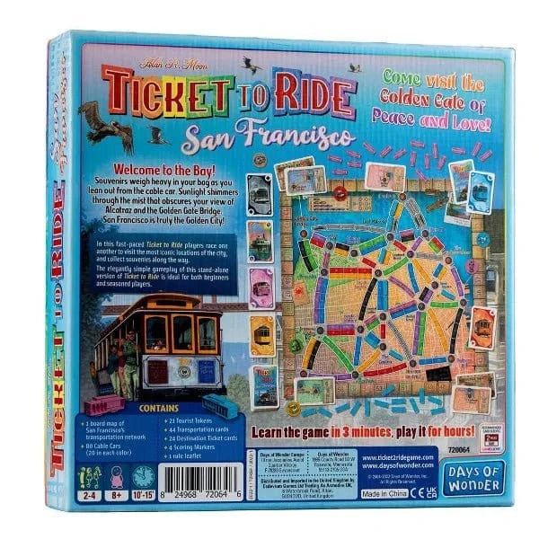 Ticket to Ride San Francisco - Hobbytech Toys