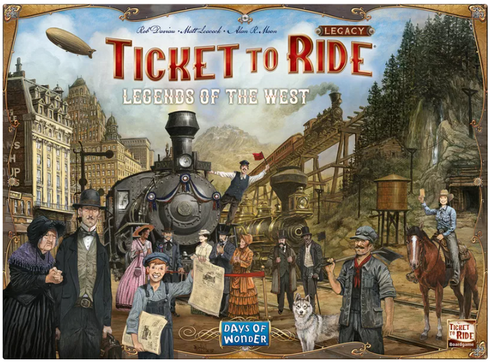 Ticket to Ride Legacy - Legends of the West - Hobbytech Toys