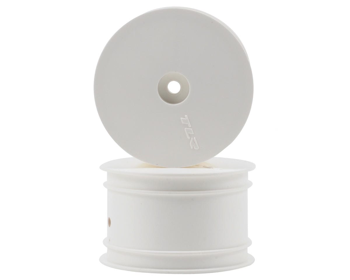 TLR 1/10 Rear Buggy 2.2 Wheels, 12mm Hex, White, 2pcs, 22 - genuine TLR product TLR7100