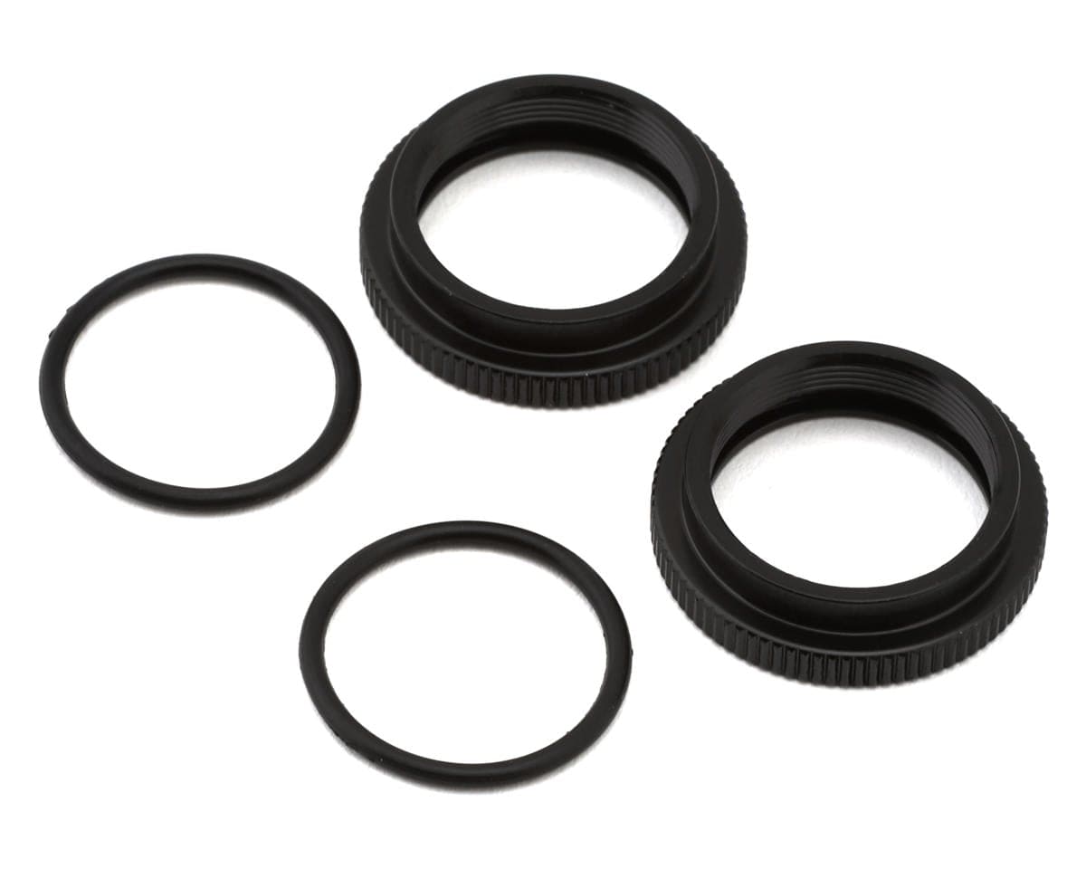 TLR 13mm Threaded Spring Collar, 2pcs, 22X, 22X-4 2.0, 22X-T - genuine TLR product TLR-1076