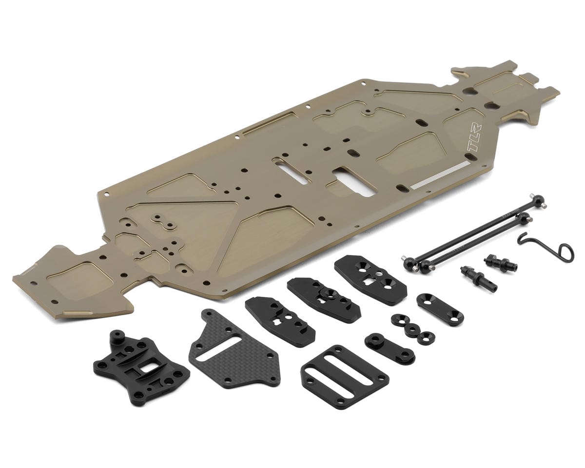 TLR Adjustable Length Chassis Conversion Set, 8X 2.0 - genuine TLR product TLR341028