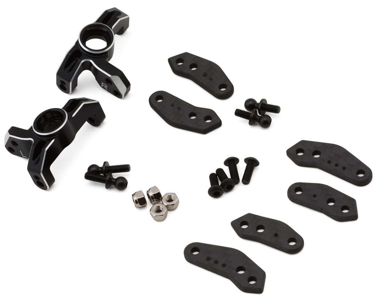 TLR Aluminium Spindle Set, Black, 22S Sprint Car - genuine TLR product TLR-1062