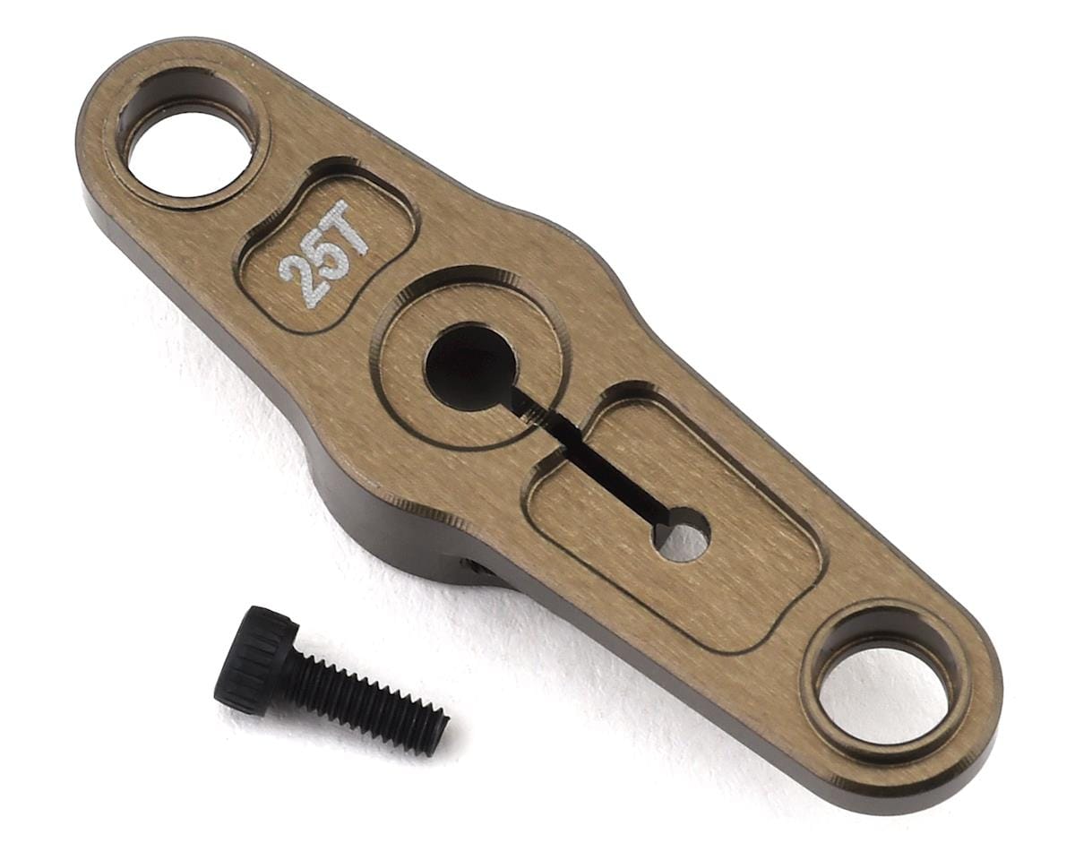 TLR Aluminum Servo Horn, Throttle, 25T, 8X - genuine TLR product TLR341016
