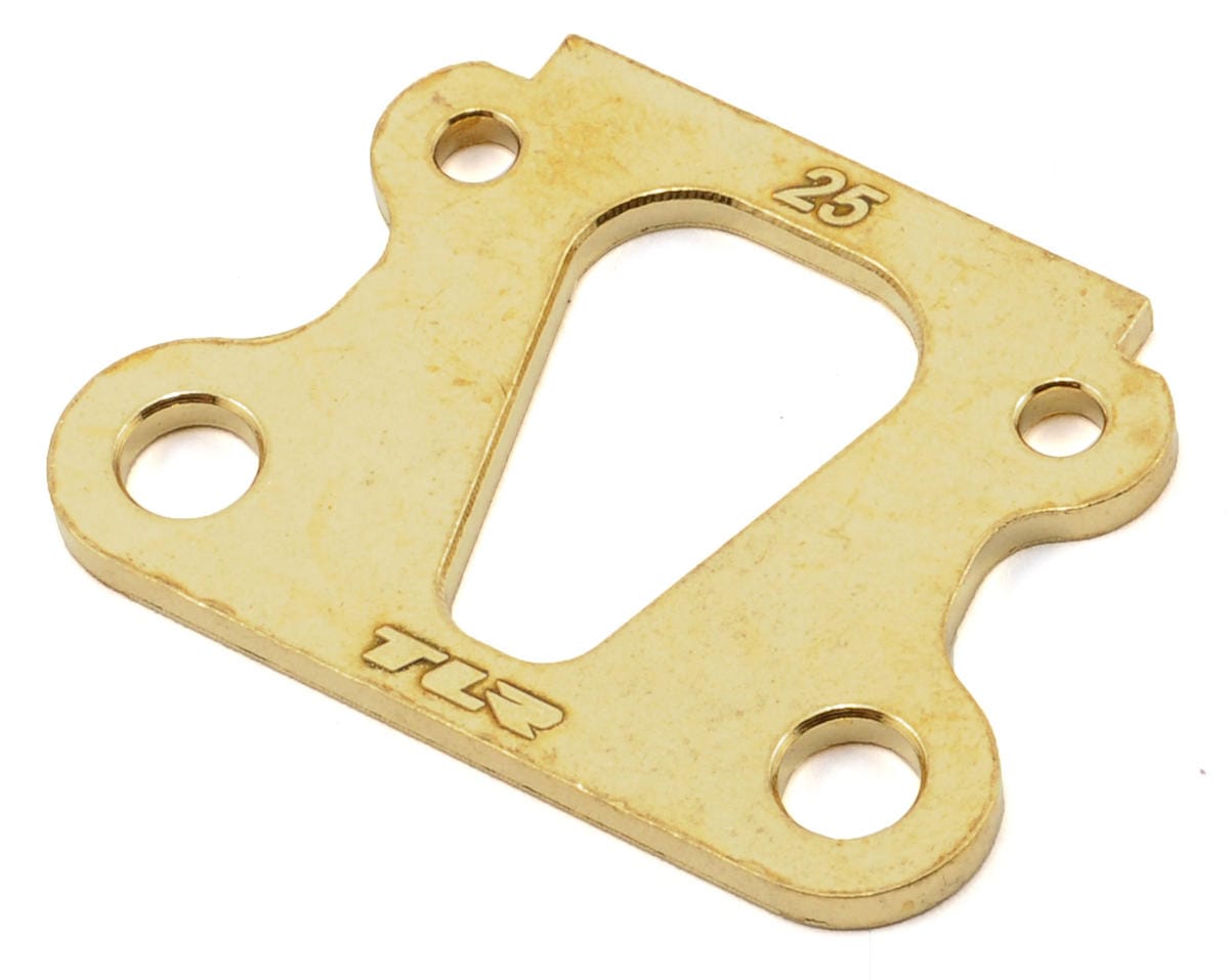 Team Losi Racing TLR1049 25 Degree Brass Kick Angle Shim, TLR 22
