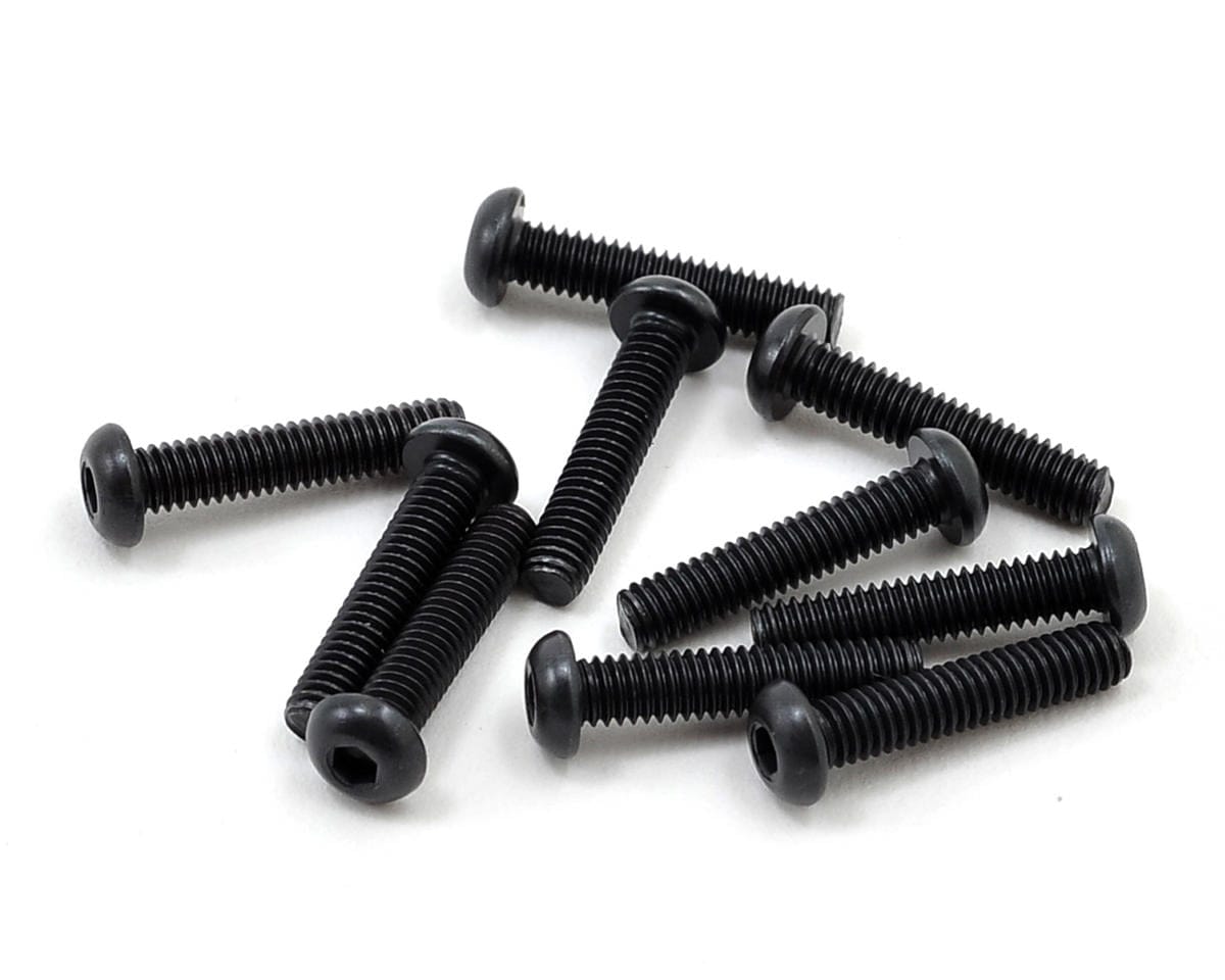TLR Button Head Screw, M2.5 x 12mm (10) - genuine TLR product TLR5913