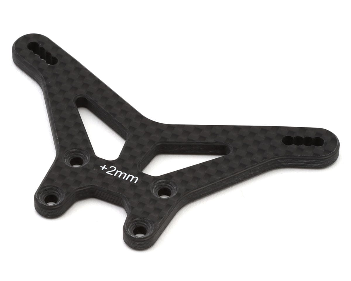 TLR Carbon Rear Shock Tower, +2mm, 22X - genuine TLR product TLR-1099
