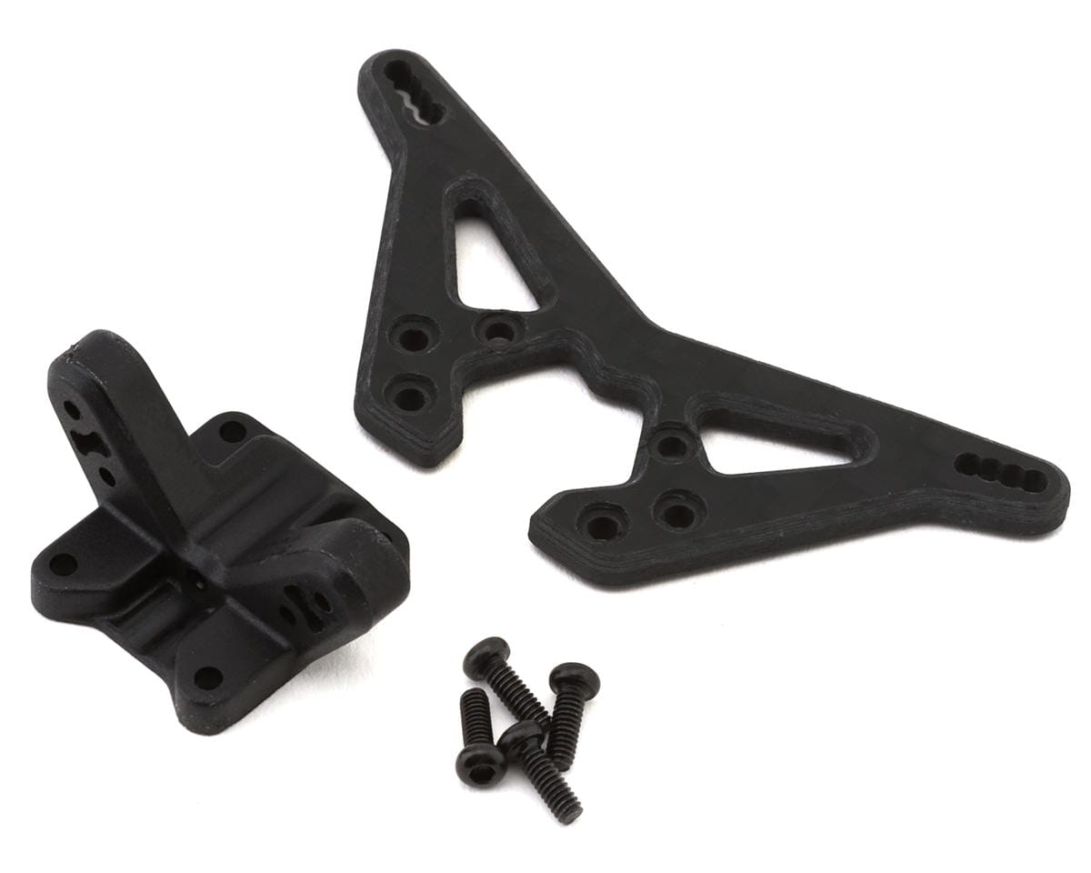 TLR Carbon Rear Shock Tower, Mini-B - genuine TLR product TLR314000