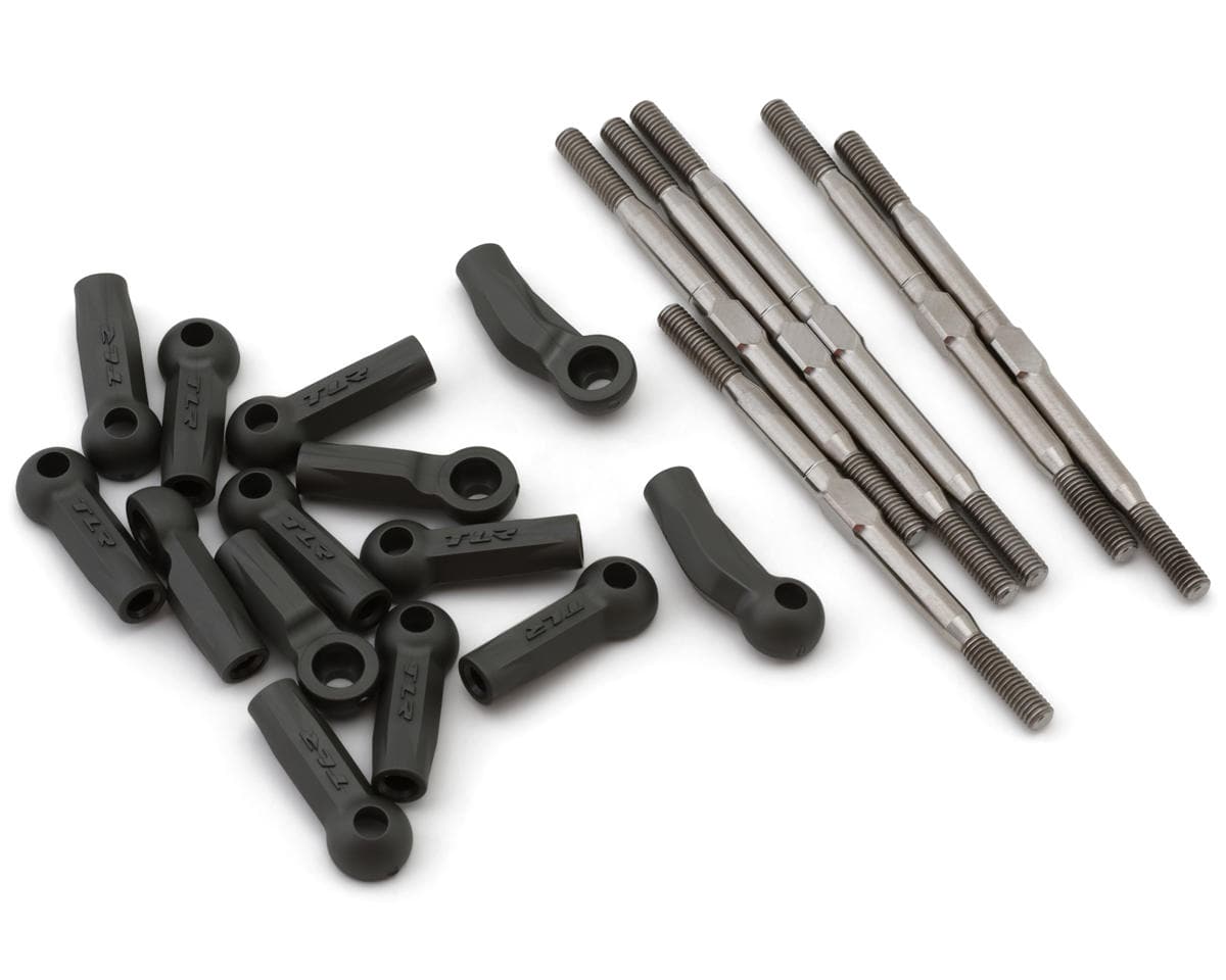 TLR HD Turnbuckle Kit, Titanium, 22X-T - genuine TLR product TLR-1247