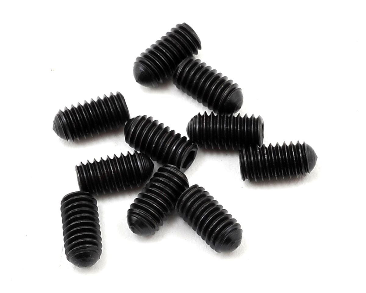 TLR Setscrew, cup Point, M4x8mm (10) - genuine TLR product TLR255016