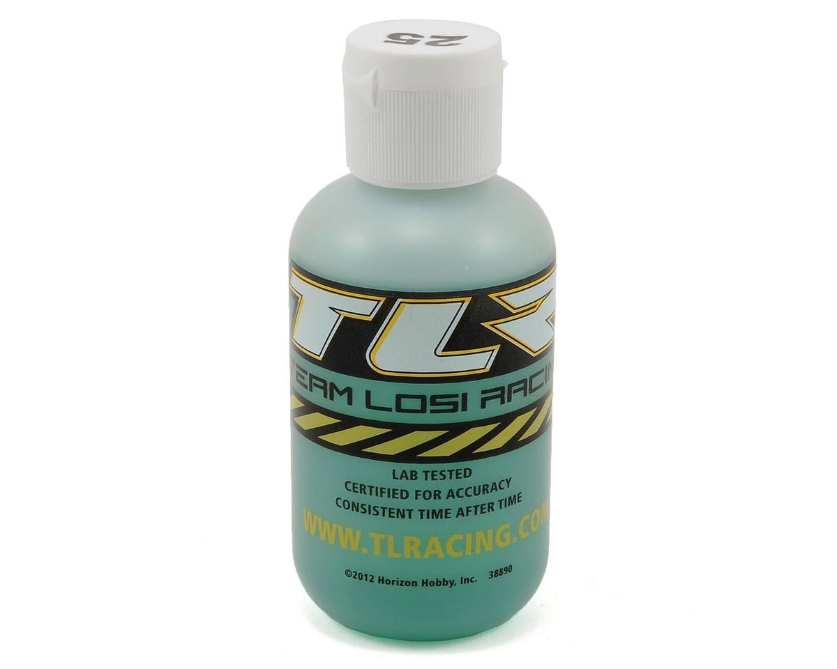 TLR Silicone Shock Oil, 25wt, 4oz - genuine TLR product TLR74022
