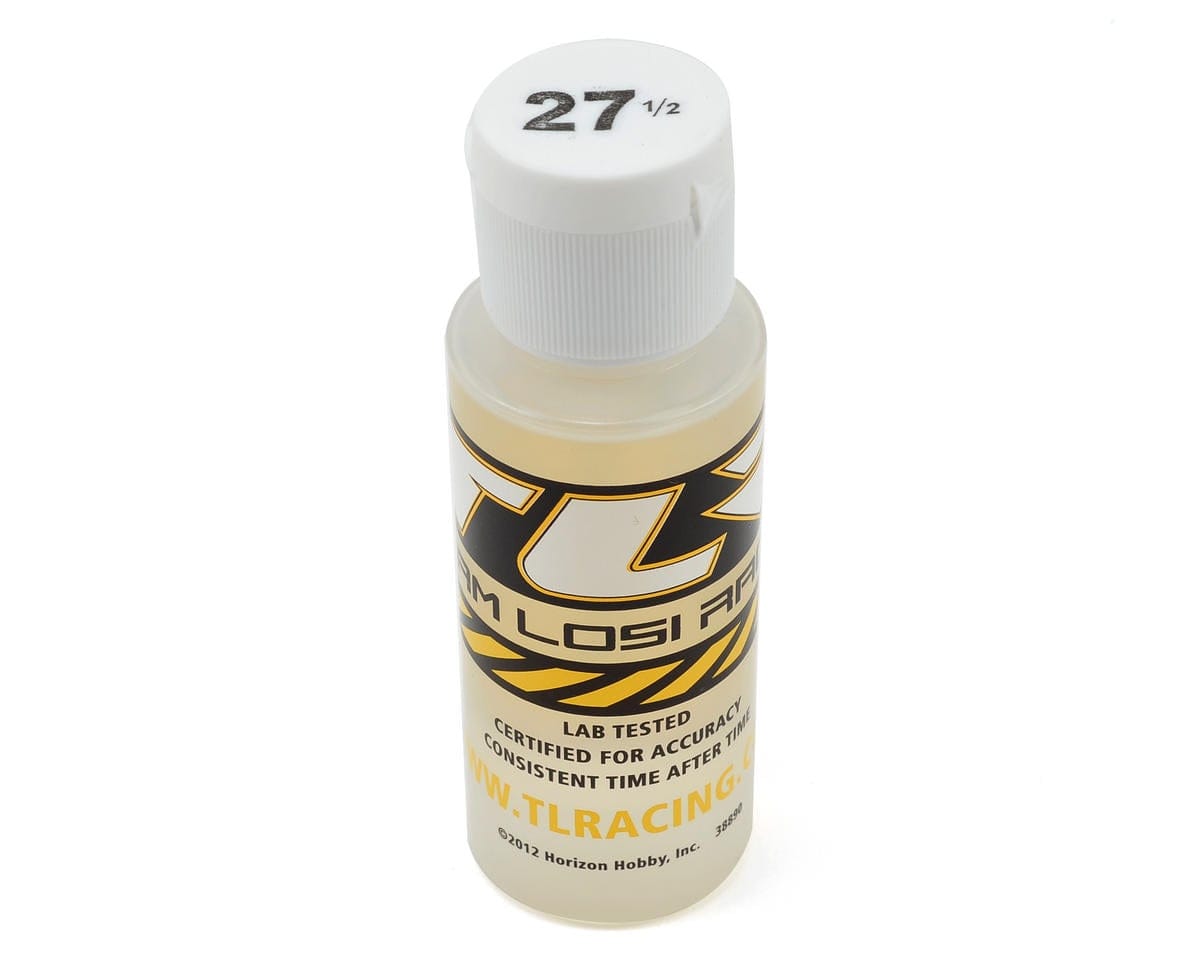 TLR Silicone Shock Oil, 27.5wt, 2oz - genuine TLR product TLR74005