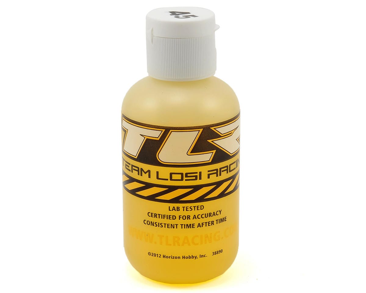 TLR Silicone Shock Oil, 45wt, 4oz - genuine TLR product TLR74026