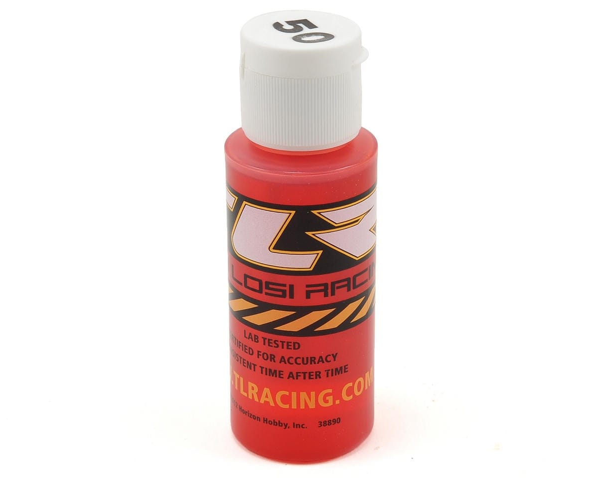TLR Silicone Shock Oil, 50wt, 2oz - genuine TLR product TLR74013