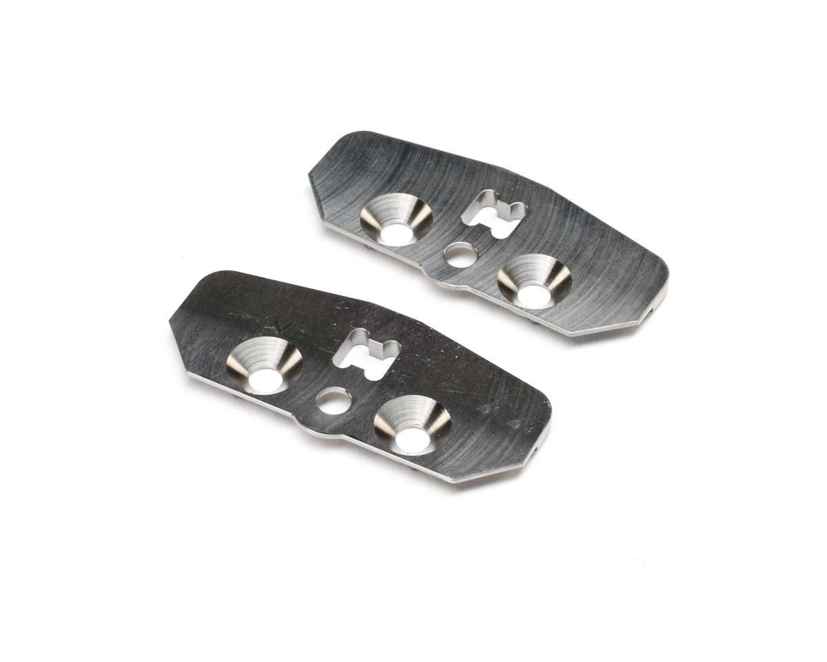 TLR Standard Titanium Adjustable Chassis Skid Plate, 2pcs, 8X 2.0 - genuine TLR product TLR-1229