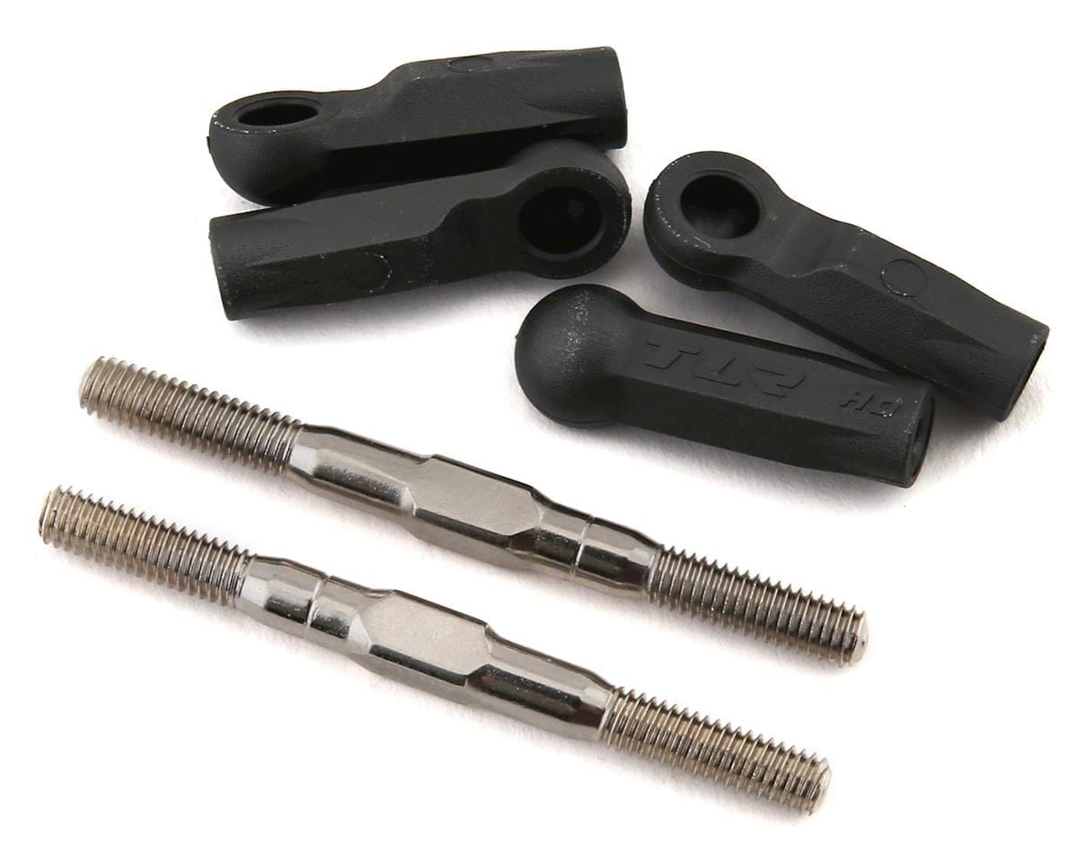 TLR Turnbuckle, HD, 45mm, 2pcs, 22X-4 - genuine TLR product TLR234108