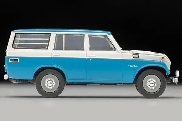 Tomica 1/64 LV-104d Toyota LANDCRUISER FJ56V (White/Blue)