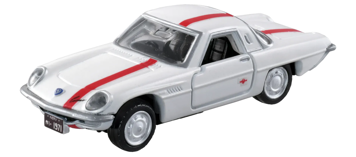 Tomica Premium Unlimited 04 Evangelion NERV Mazda Cosmo Sport detail view