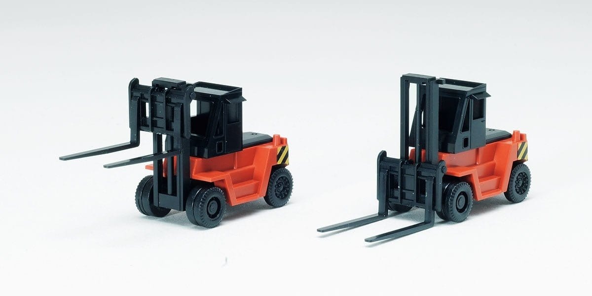 Tomix N Scale Forklift Orange (2) - Hobbytech Toys