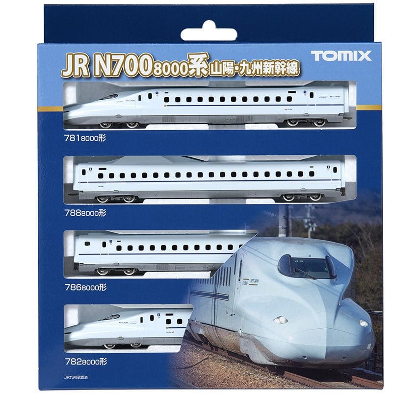 Tomix N Scale N700 - 8000 Sanyo Kyushu SHINKANSEN Basic, 4 cars pack - Hobbytech Toys