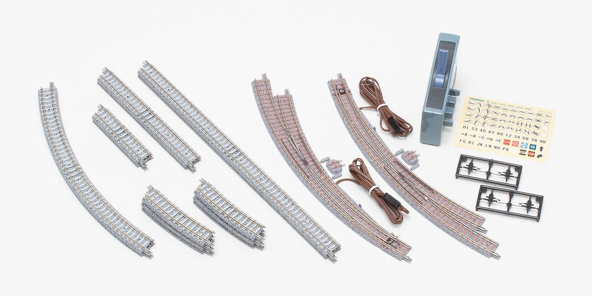 Tomix N Scale Turn out curve track set - Hobbytech Toys