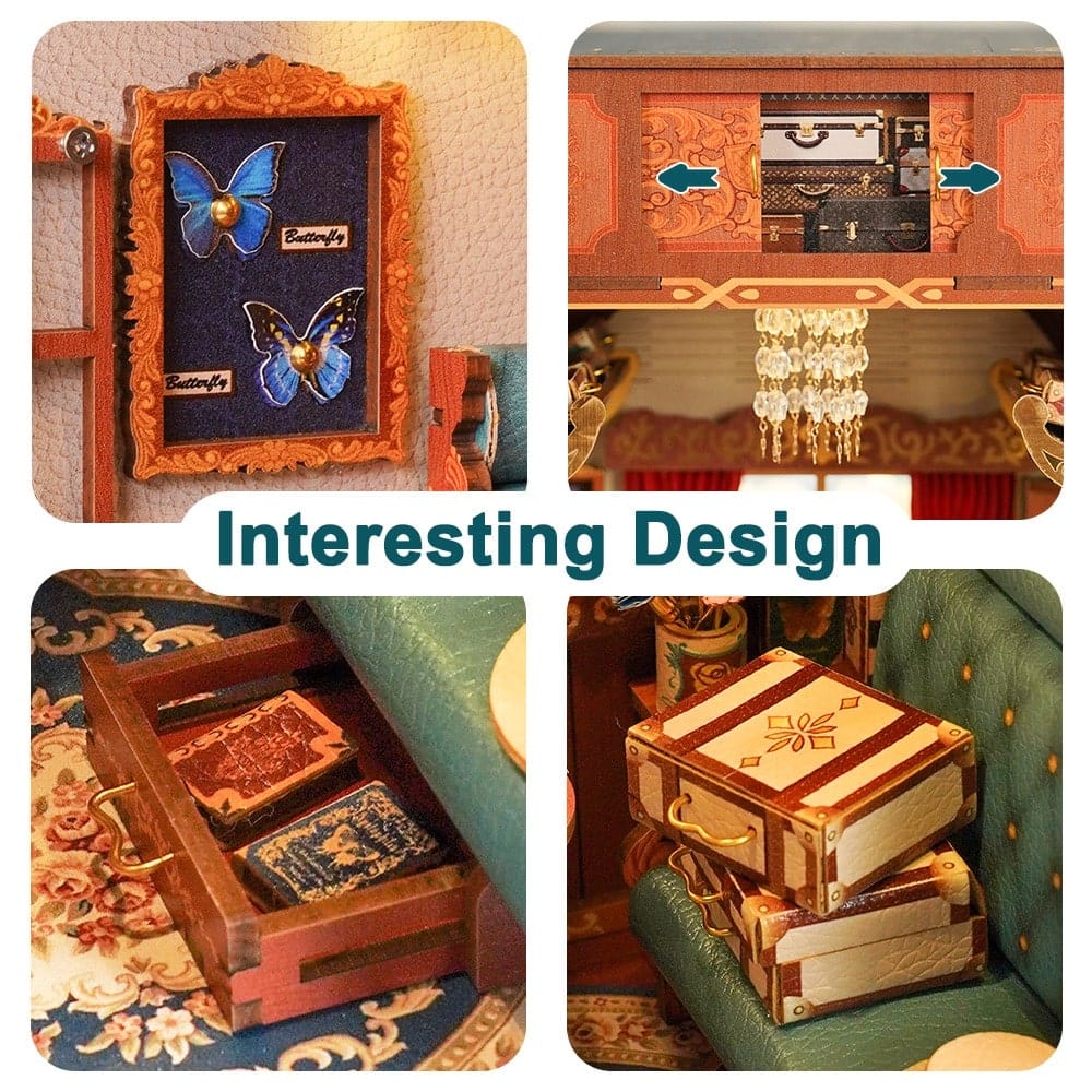 Tonecheer European Travels Book Nook Kit