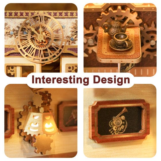 Tonecheer Steam Fantasy Book Nook Kit