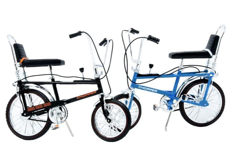 Toyway 1/12 Chopper Mk I Bicycle - Blue/Black Assorted (1) - Hobbytech Toys