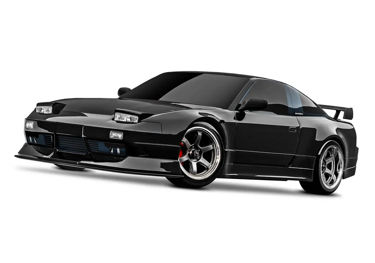 Traxxas 1/10 4-TEC Nissan 240SX RC Drift Car - Black