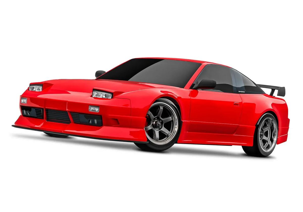 Traxxas 1/10 4-TEC Nissan 240SX RC Drift Car - Red