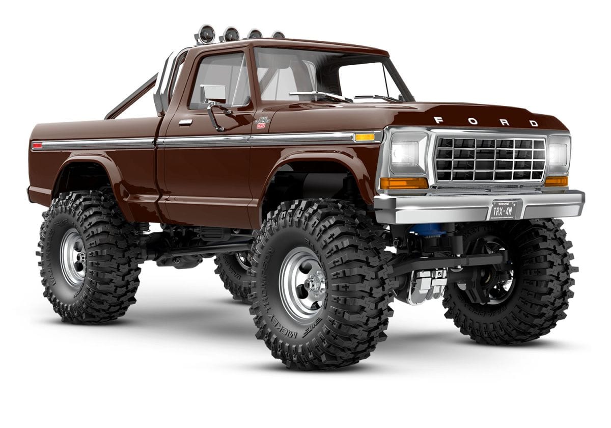 Traxxas 1/18 TRX-4M 4WD 1979 Ford F150 Ranger XLT RC Truck High Trail Edition - Brown