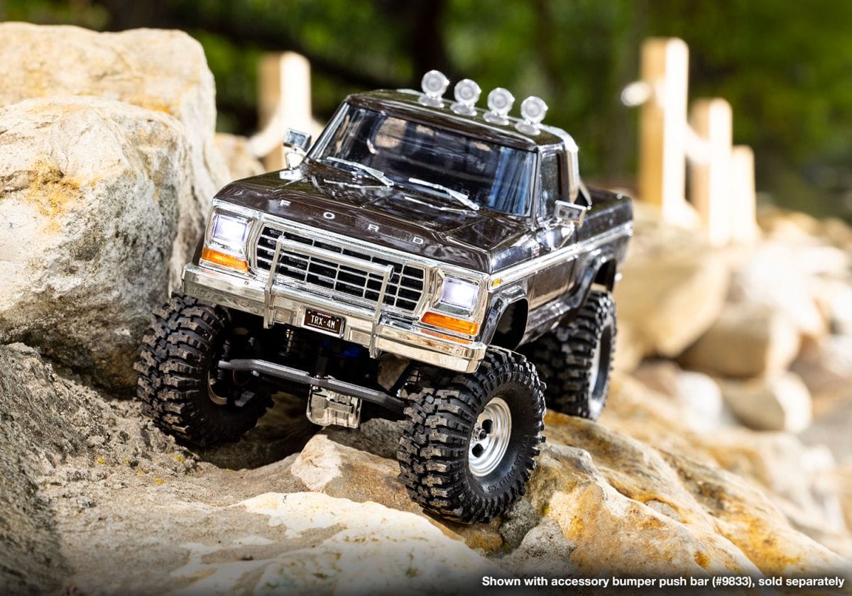 Traxxas 1/18 TRX-4M 4WD 1979 Ford F150 Ranger XLT RC Truck High Trail Edition - Brown