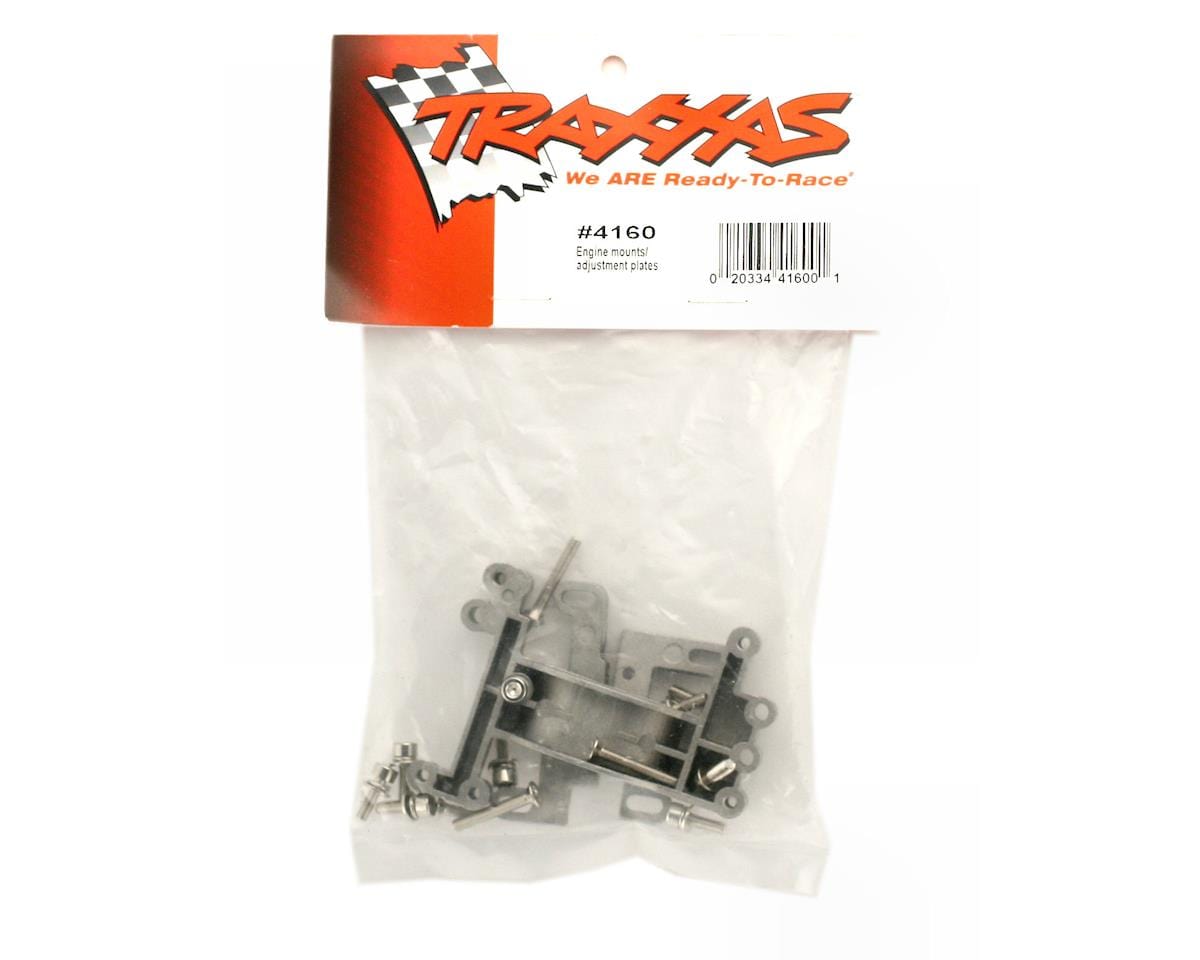 Traxxas 4160 2 Piece Aluminum Engine Mount with Screws - Hobbytech Toys