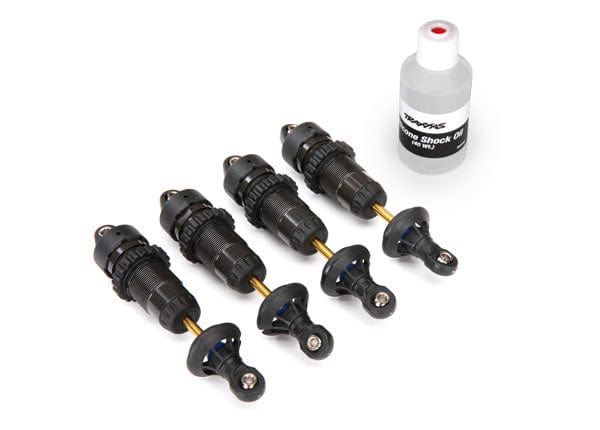Traxxas 5460X Shocks Gtr Hard Anodized Ptfe Coated Shocks 4 No Springs Traxxas RC CARS - PARTS
