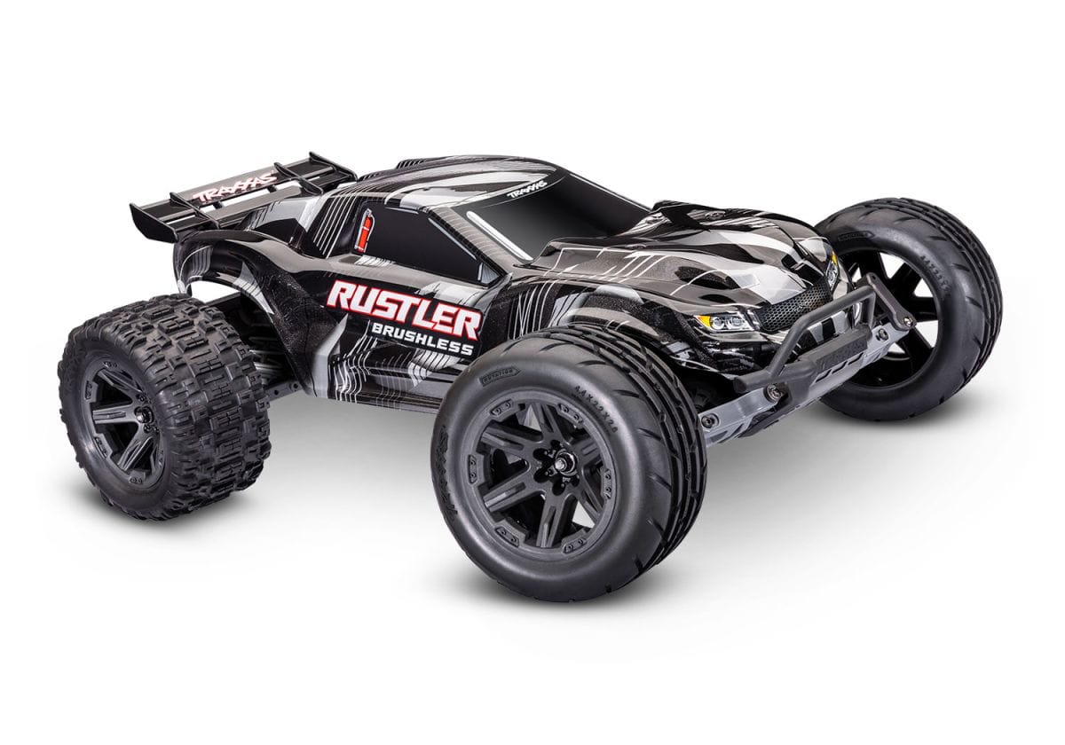 Traxxas Rustler VX3 1/10 RTR 2WD Brushless Stadium Truck - Black