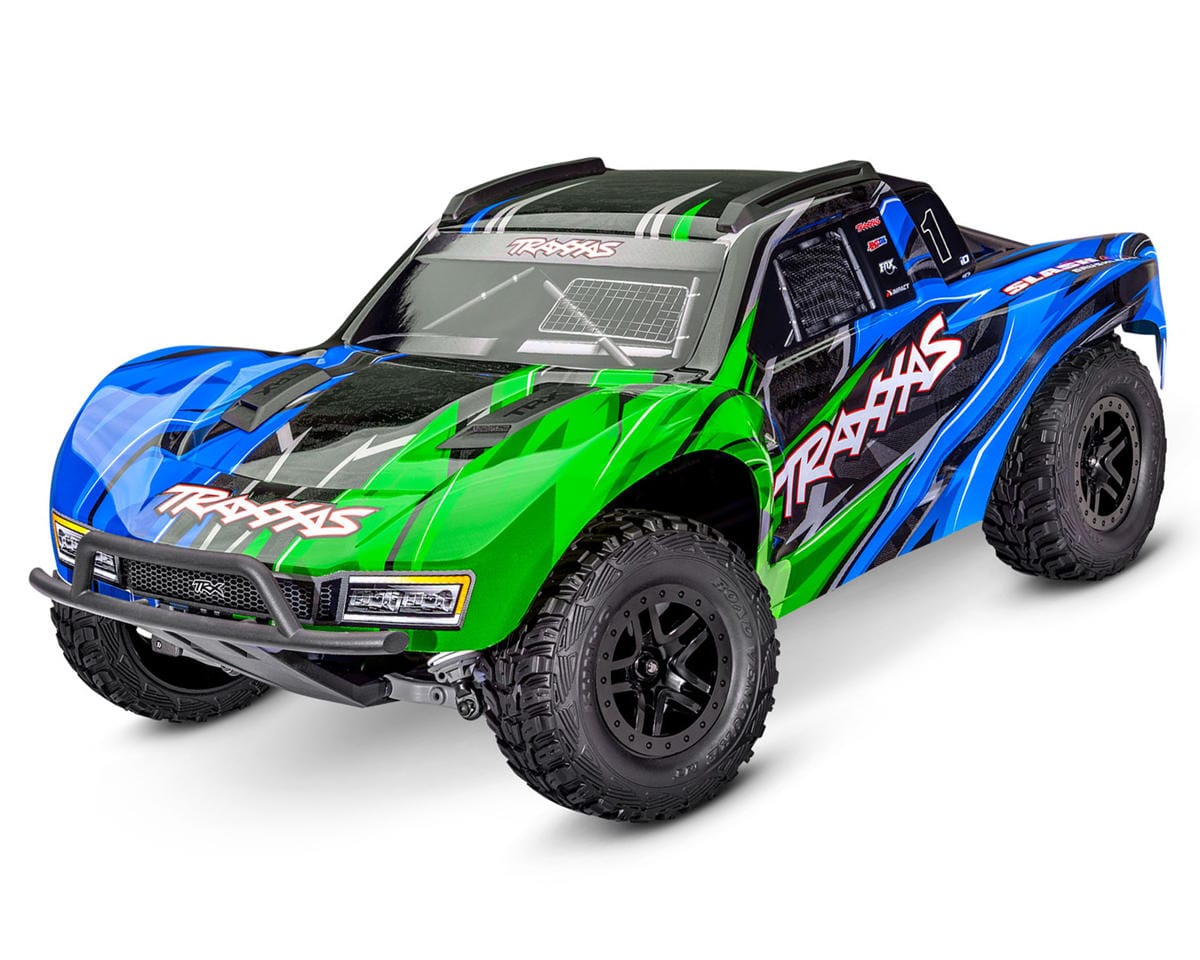 Traxxas Slash 4x4 VX3 1/10 RTR 4WD Brushless Short Course Truck - Green