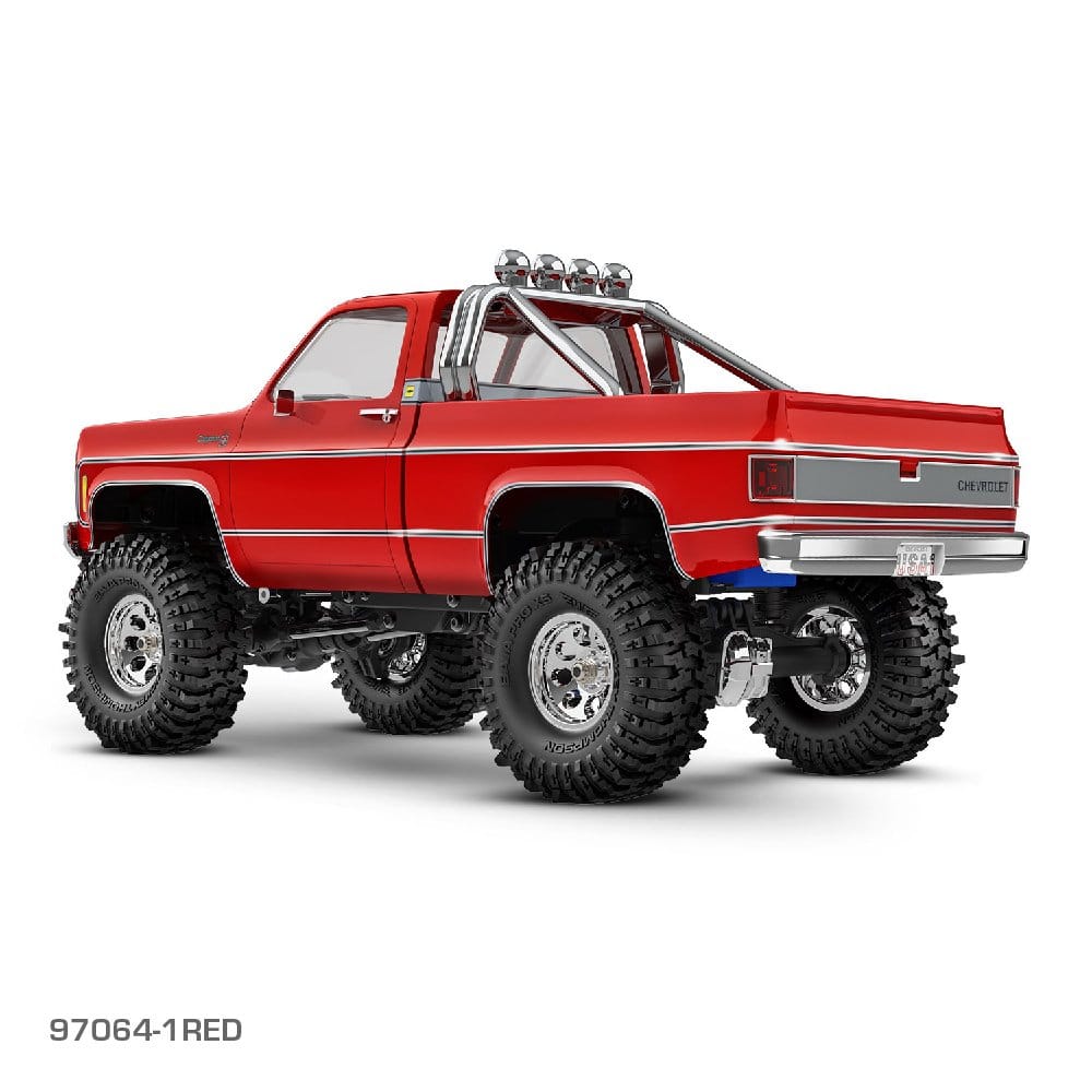 Traxxas TRX-4M 1/18 High Trail Edition Micro Rock Crawler Chevrolet K10 Body - Red