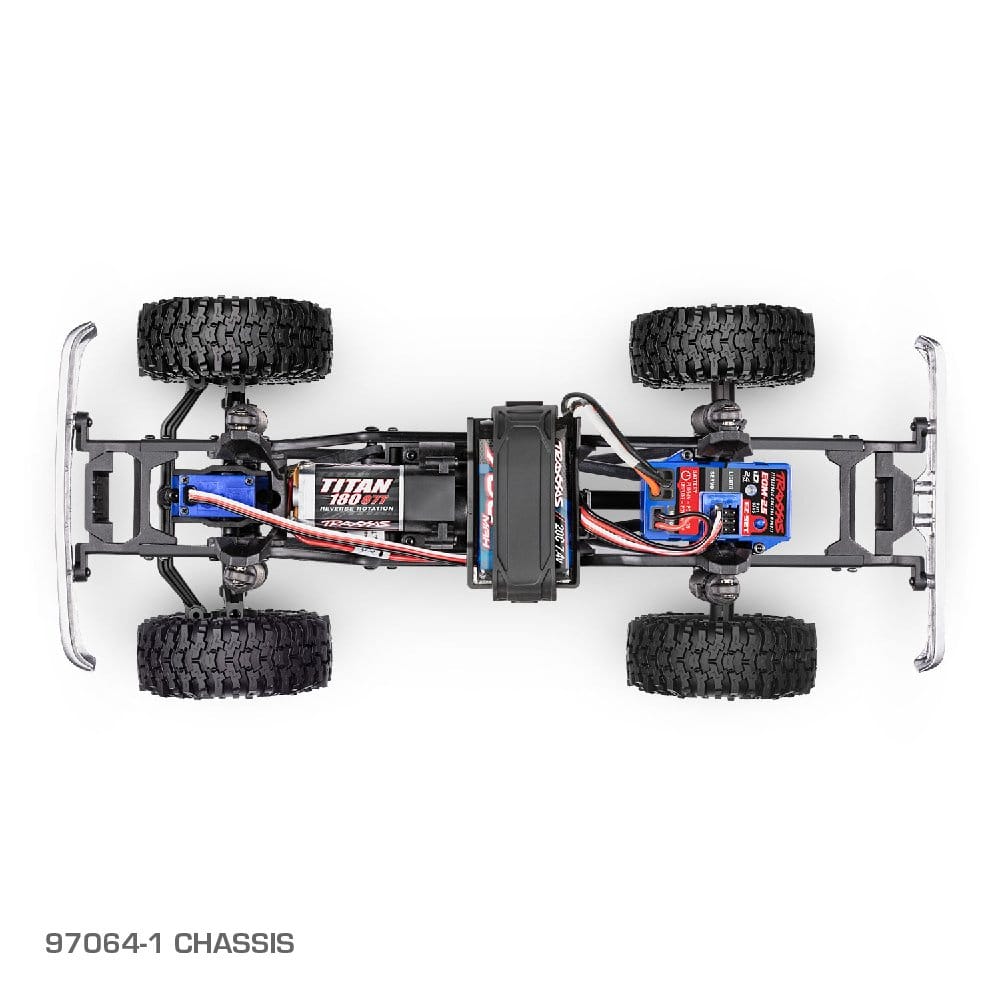 Traxxas TRX-4M 1/18 High Trail Edition Micro Rock Crawler w/Chevrolet K10 Body - Blue