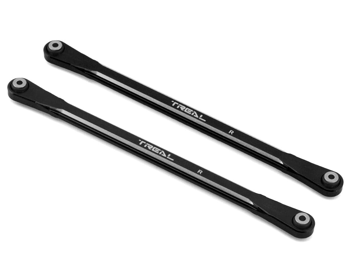 Treal Hobby Aluminum Rear Suspension Camber Links for Traxxas Sledge (Black) (2) - Hobbytech Toys