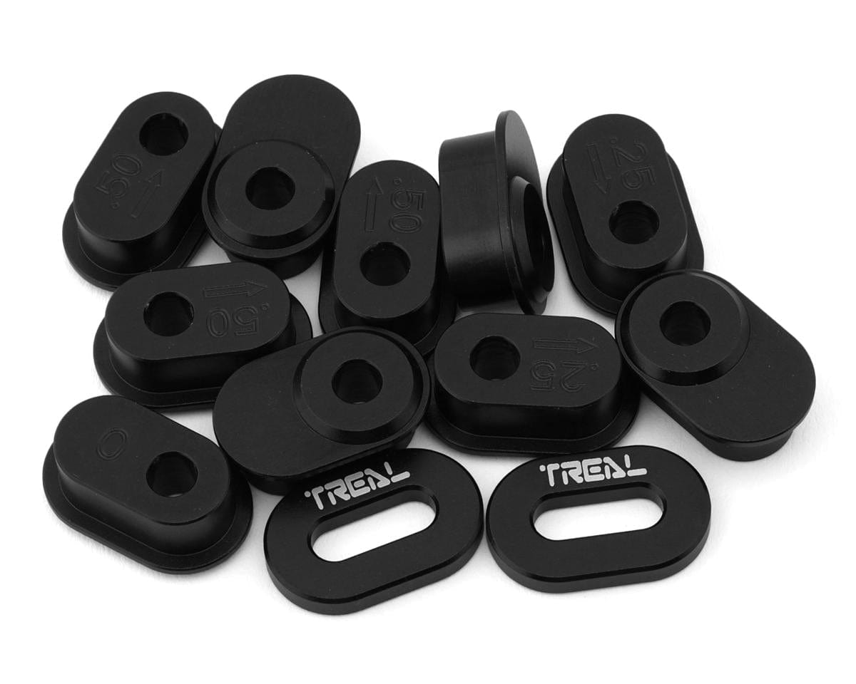 Treal Hobby Losi Promoto MX CNC Aluminum Chain Tensioner Adjustment Insert Set (Black) - Hobbytech Toys